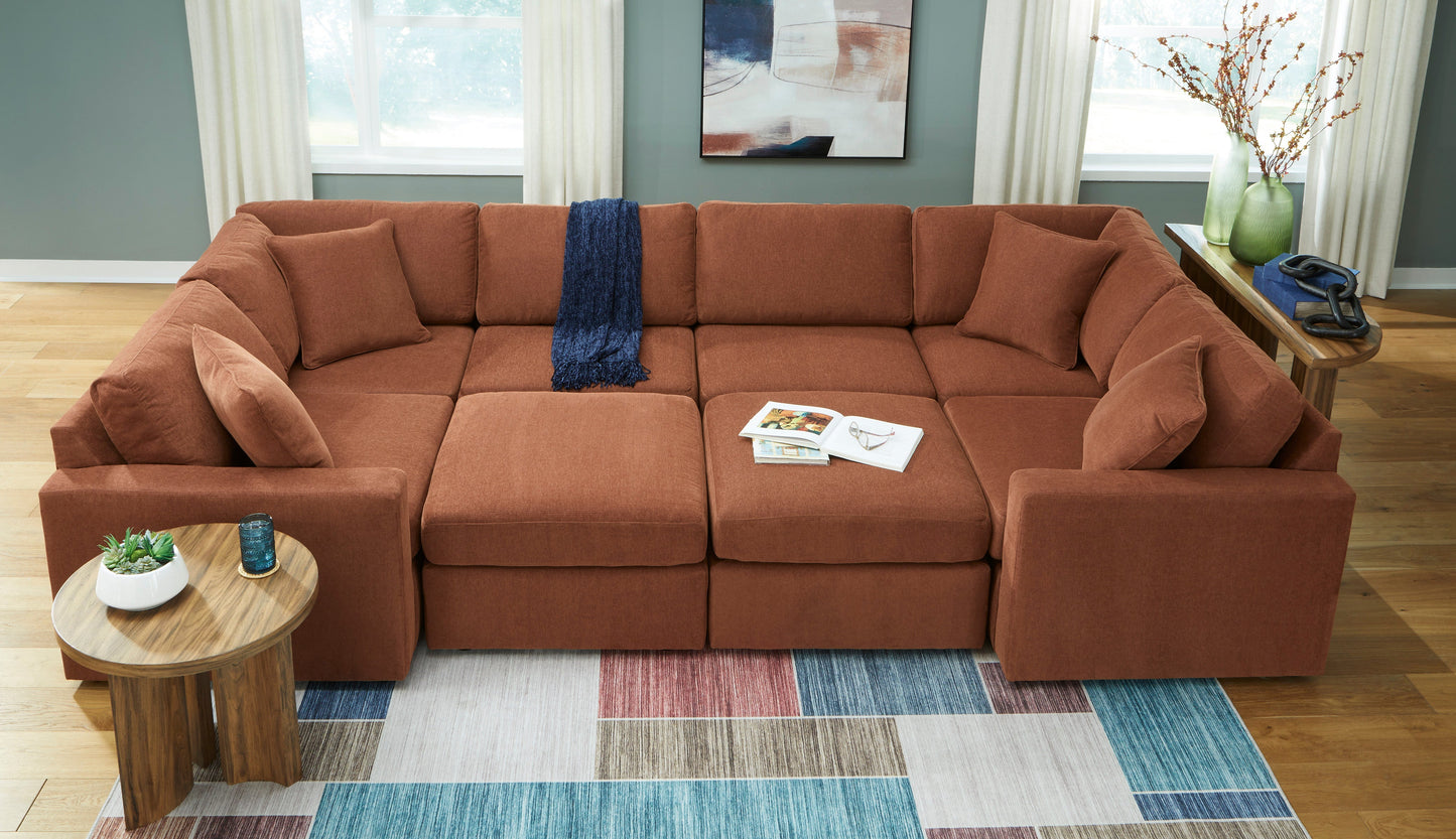 Ashley Furniture Modmax Sectional in Spice