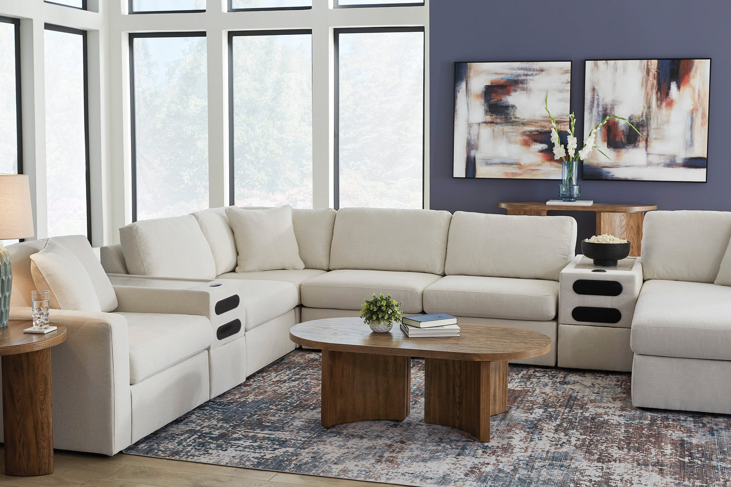 Ashley Furniture ModMax Sectional in Oyster