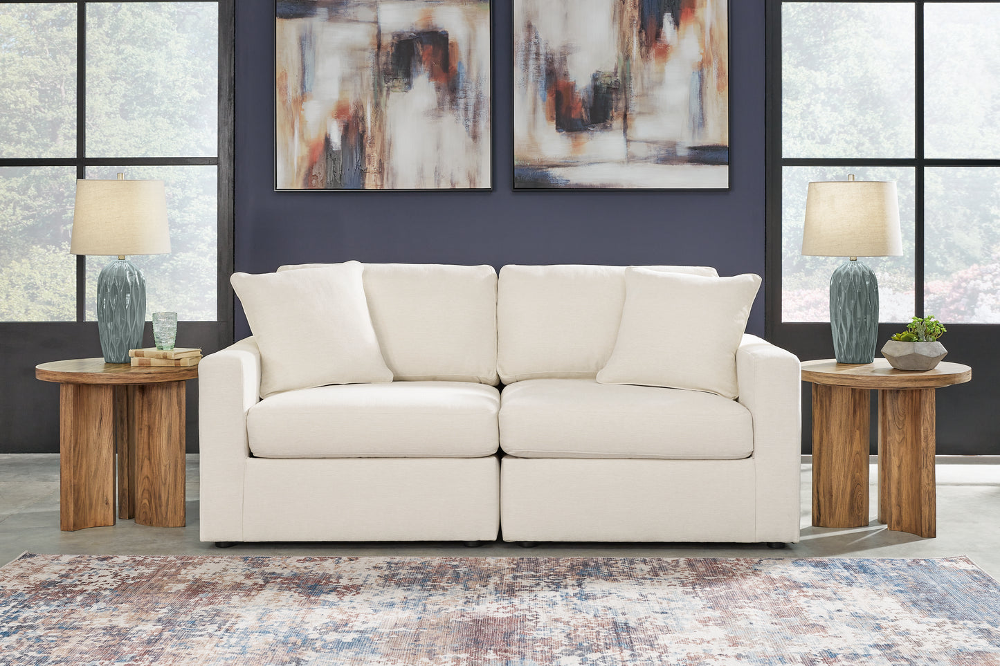 Ashley Furniture ModMax Sectional in Oyster