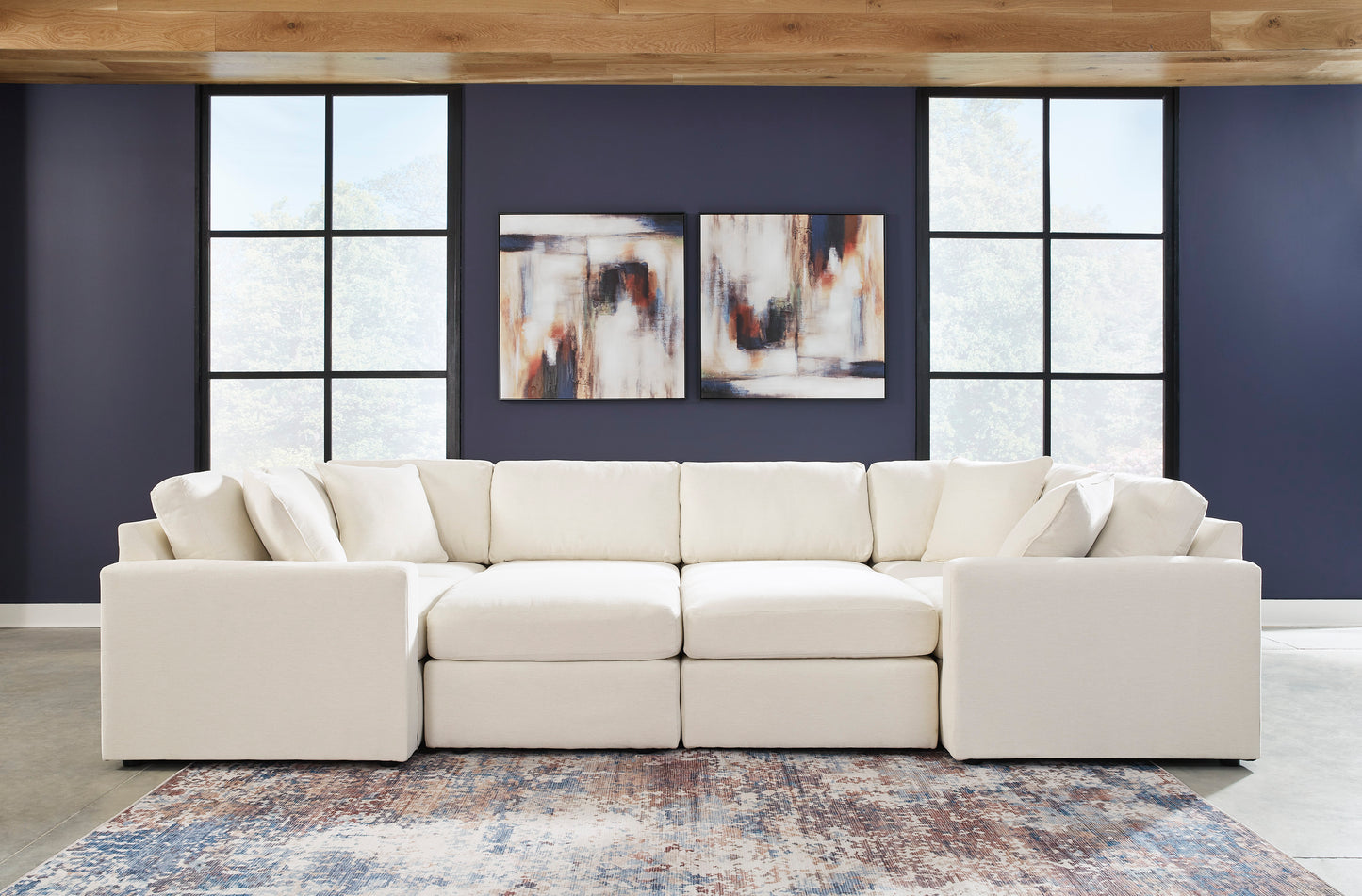 Ashley Furniture ModMax Sectional in Oyster