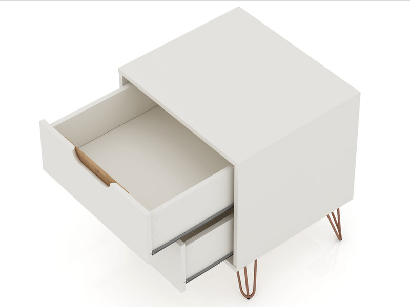Manhattan Rockefeller - Nightstand With 2 Drawers