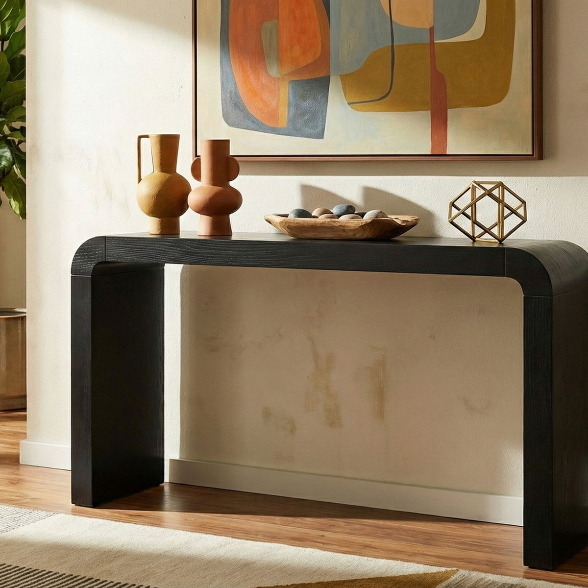 Toulon - Oak Veneer Console Table