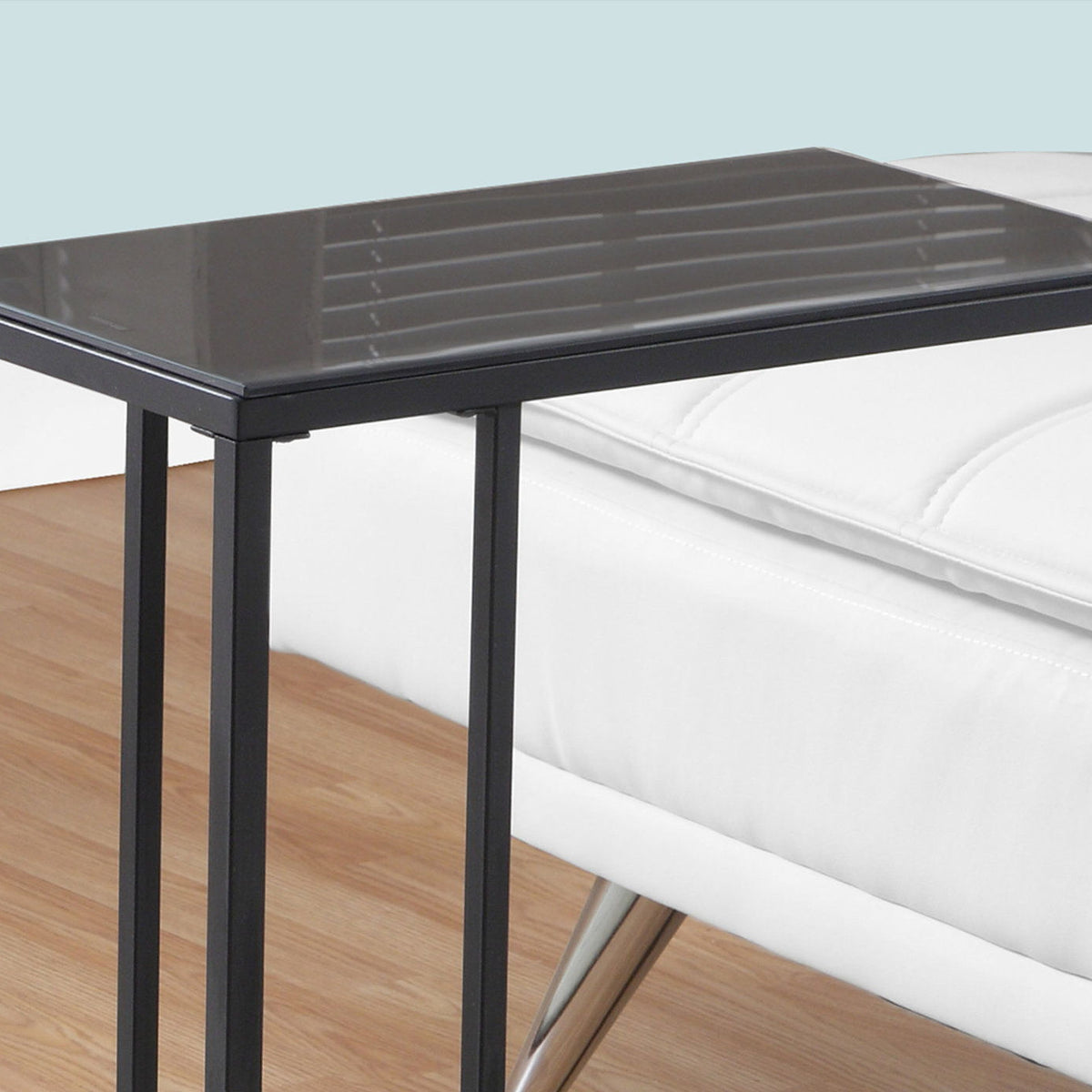 C-Shaped Accent Table For Living Room