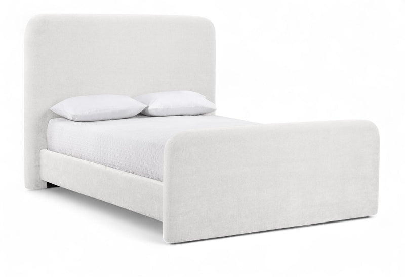Fira - Chenille Fabric Upholstered Bed