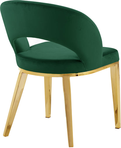 Roberto - Dining Chair with Gold Legs