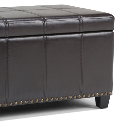 Amelia - Transitional Storage Ottoman Bench