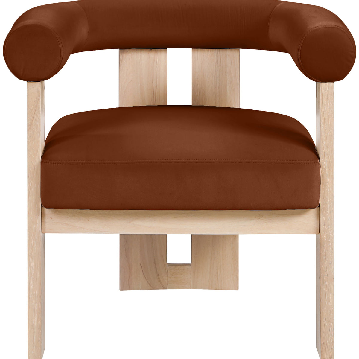 Arienzo - Performance Fabric Upholstered Accent Chair - Natural Base