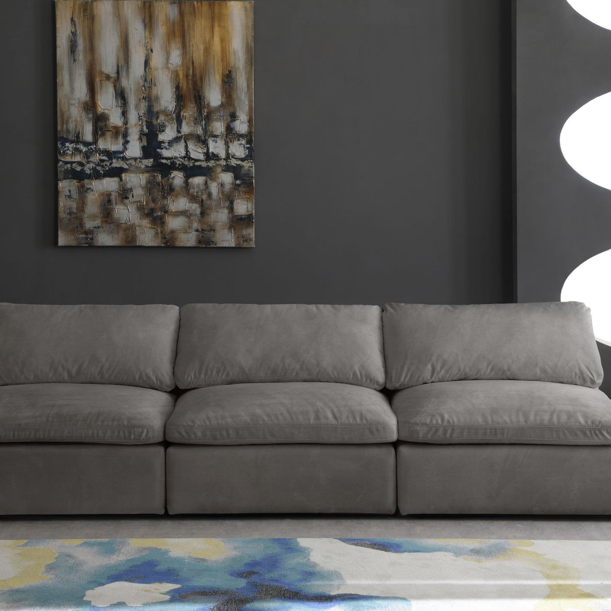 Cozy - Modular Armless 3 Seat Sofa