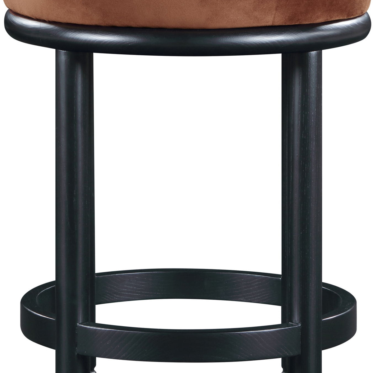 Monette - Counter Stool With Black Base