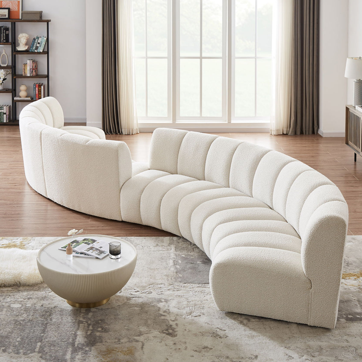 Infinity - 6 Piece Boucle Modular Sectional