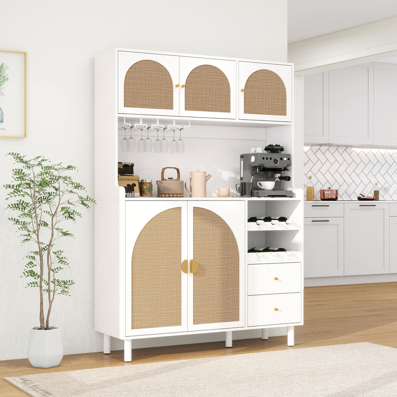 Modern Accent Storage Cabinet For Living Room, Bedroom, Dining Room, Or Study - White
