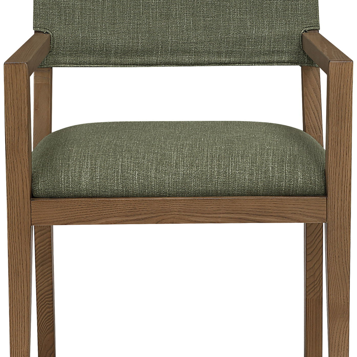 Avon - Linen Textured Performance Fabric Dining Arm Chair