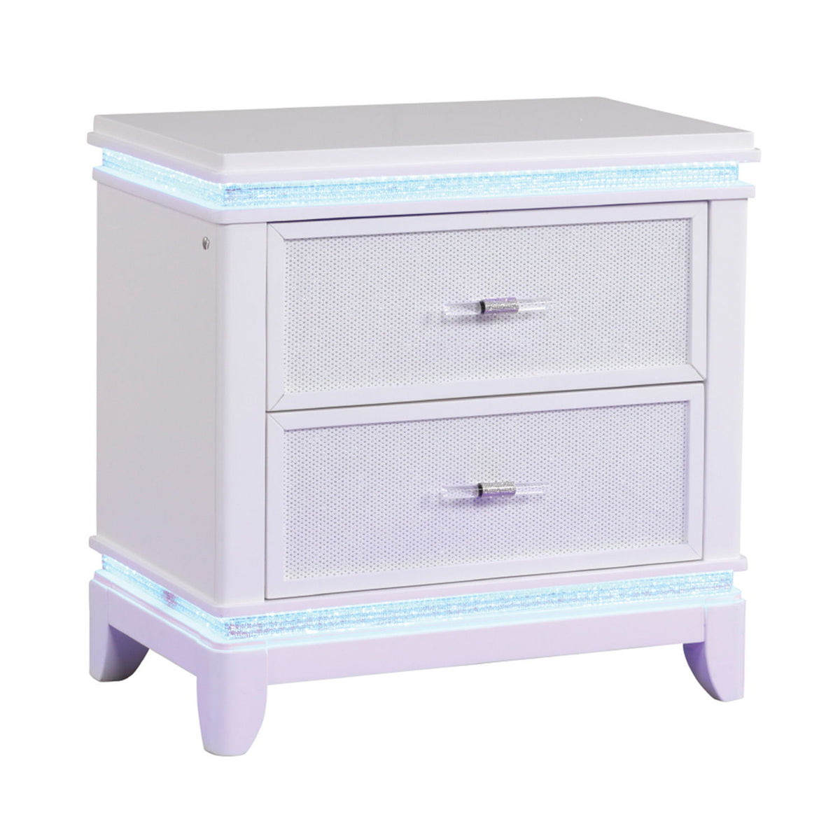 Opium - 2 Drawer Nightstand - White