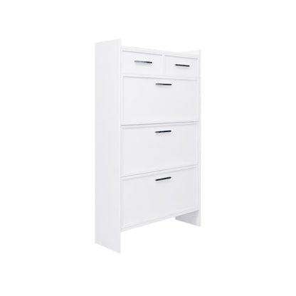 3 Doors Shoe Cabinet With 2 Drawers