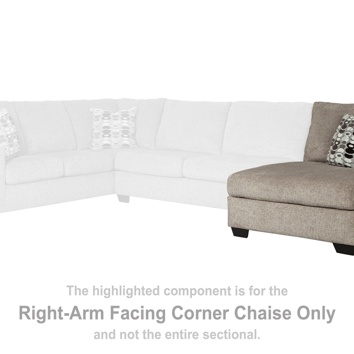 Ballinasloe - RAF Corner Chaise - Platinum
