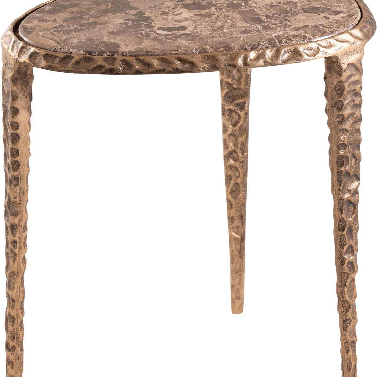 Gild - Aluminum Base And Genuine Marble Top Table