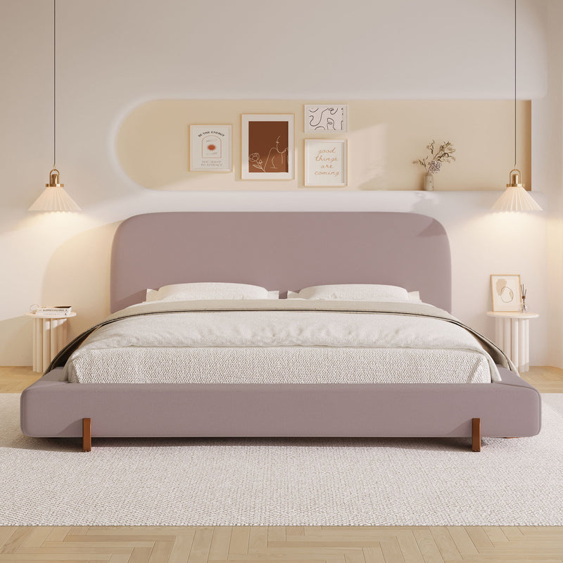 Elegant Upholstered Bed Frame