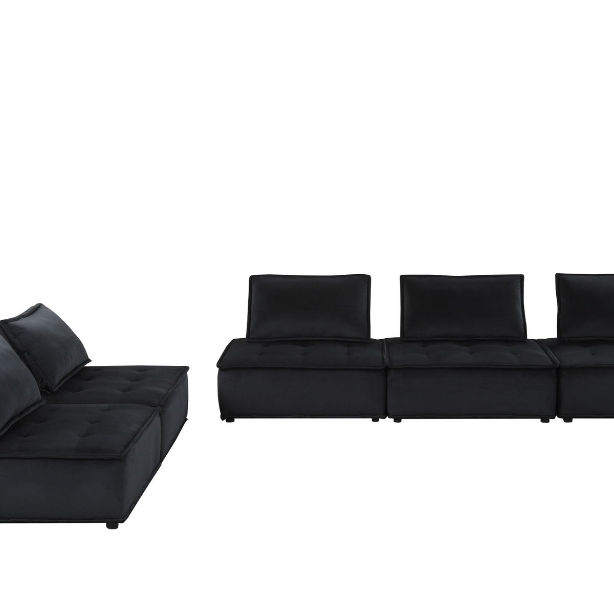 Anna - Soft Velvet Modular Sofa