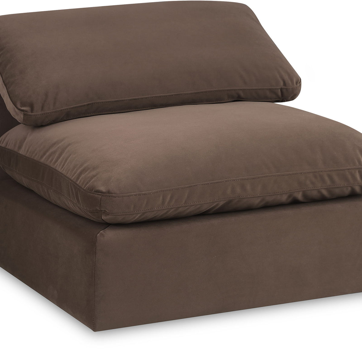 Comfy - Velvet Armless Chair