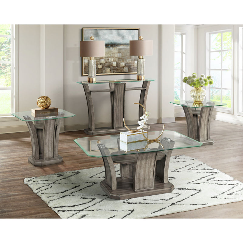 Dapper - Rectangular Sofa Table - Gray