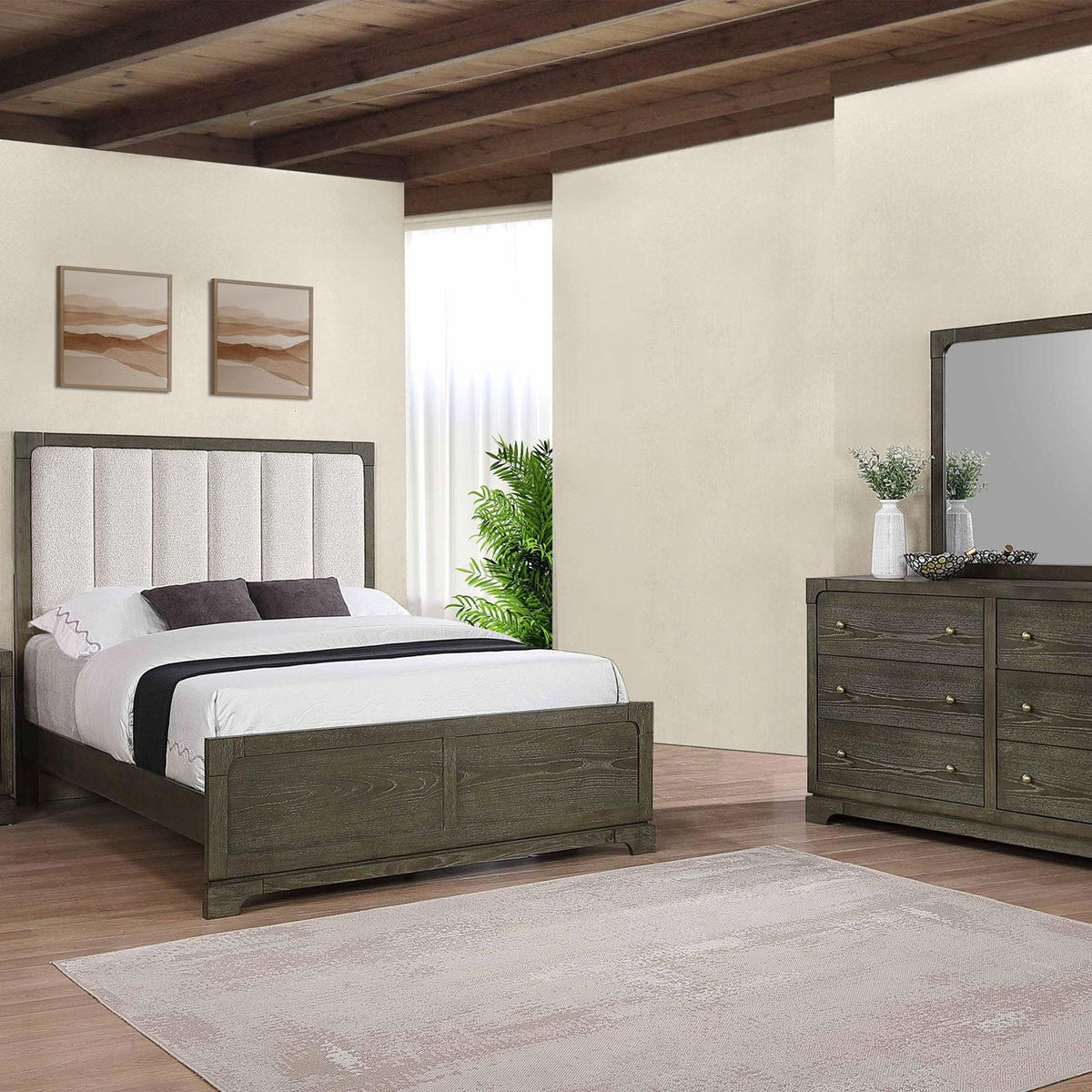 Gran Park 4-piece Eastern King Bedroom Set Dark Cocoa