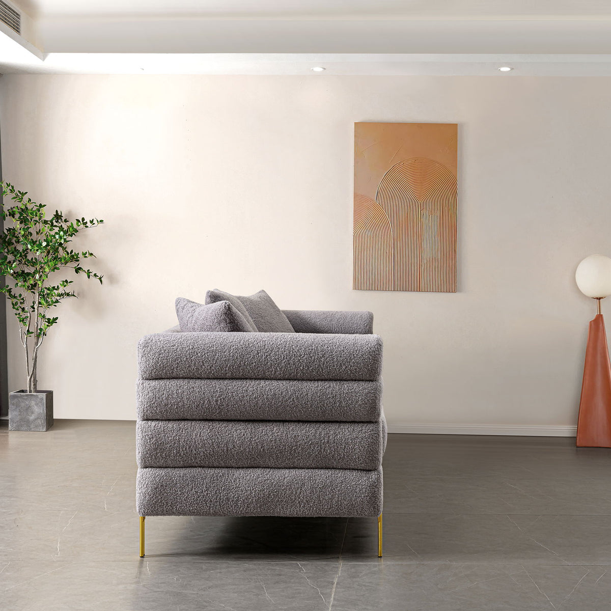 Modern Luxurious And Comfortable Upholstered Sofa