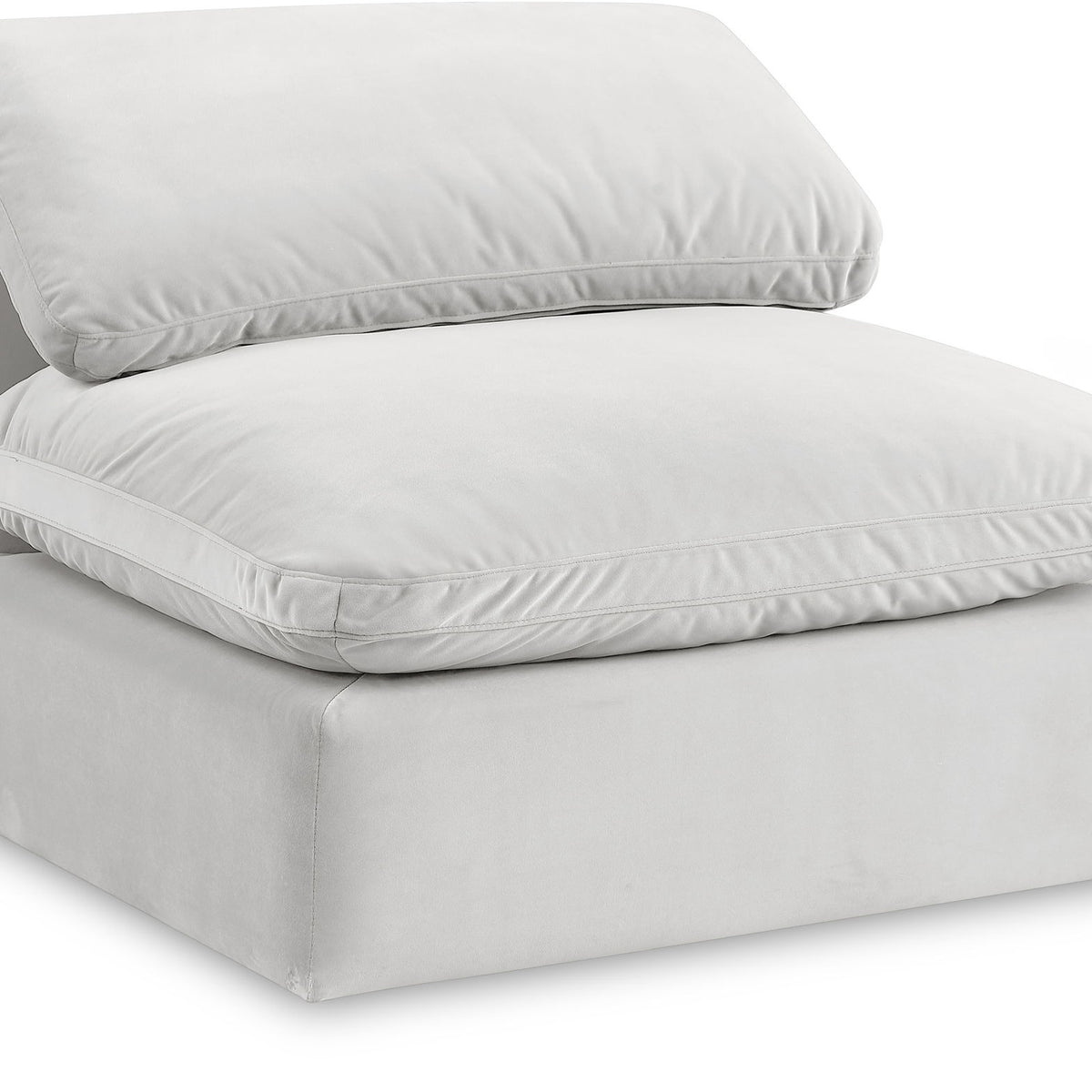 Comfy - Velvet Armless Chair