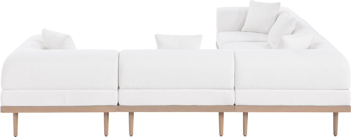 Laguna - 5 Piece 106.5" Upholstered Outdoor Patio Modular Sectional