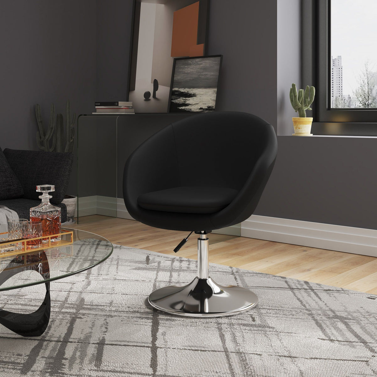 Manhattan Hopper - Swivel Lounge Chair