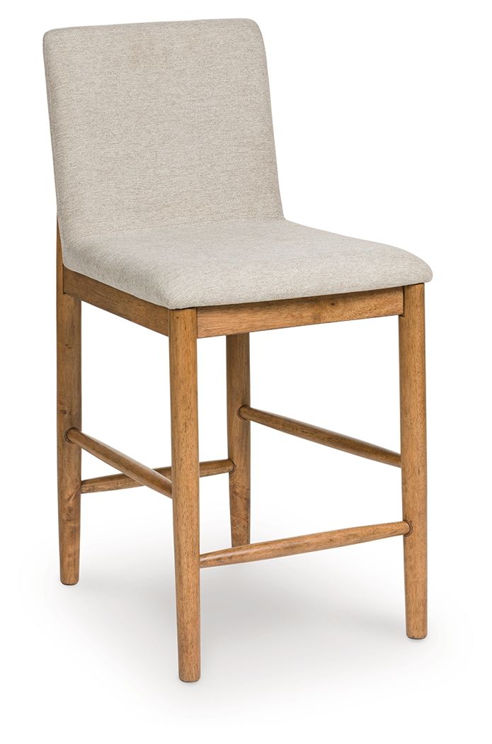 Isanti - Upholstered Barstool (Set of 2) - Light Brown