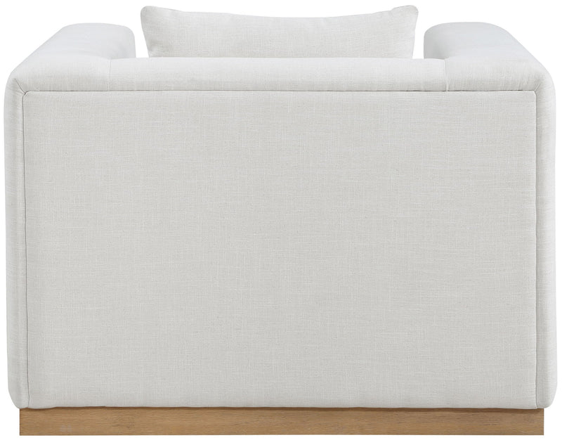 Alfie - Linen Textured Fabic Chair