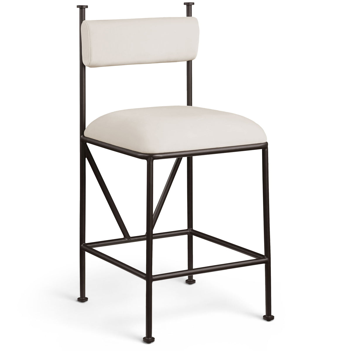 Monarch - Velvet Counter Stool (Set of 2)