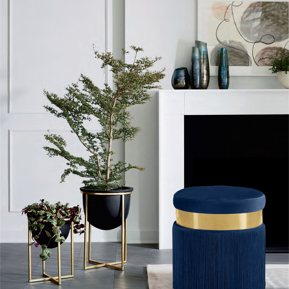 Yasmine - Stool Ottoman