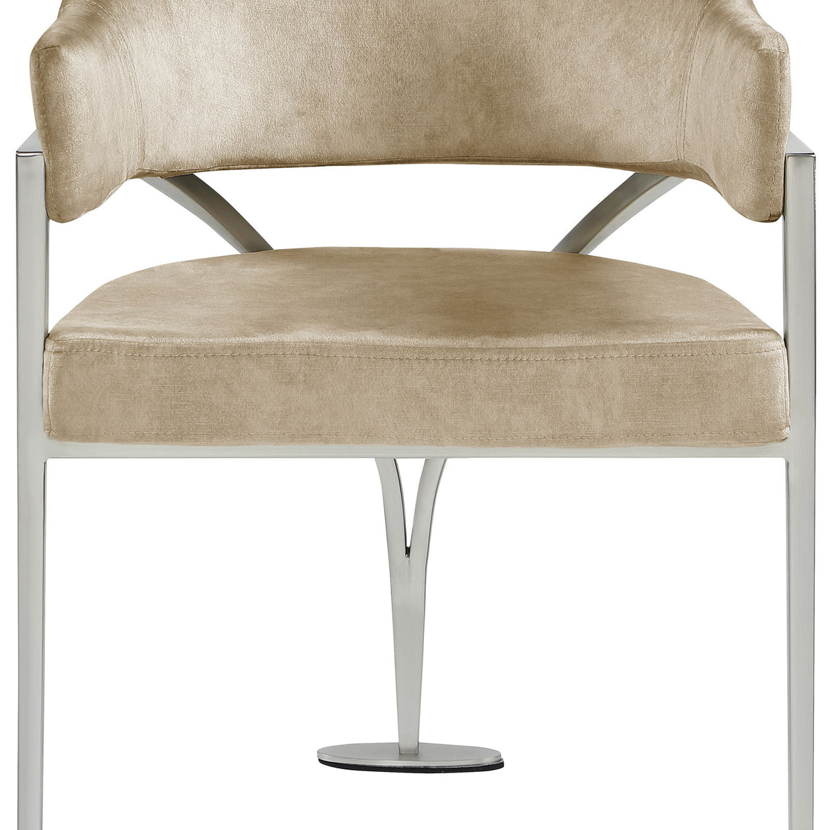 Madelyn - Dining Chair (Set of 2) - Brushed Chrome