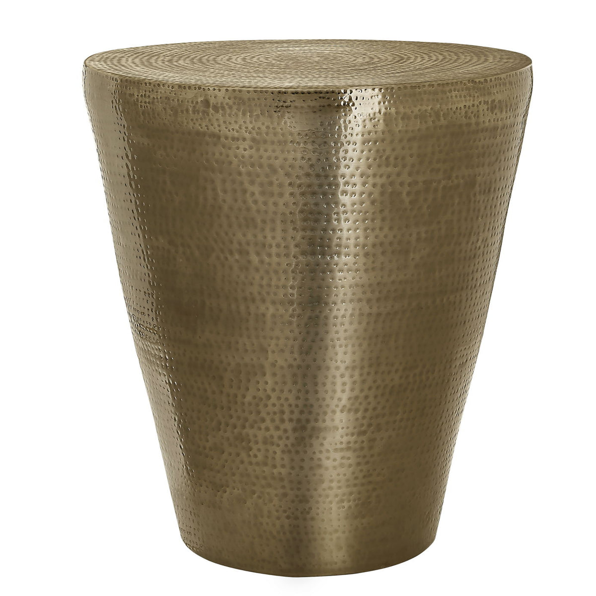 Drum Accent Side Table, Elegant Design