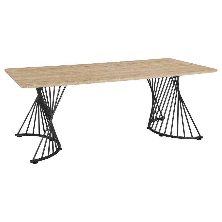 Altus - Composite Wood Dining Table - Natural Oak