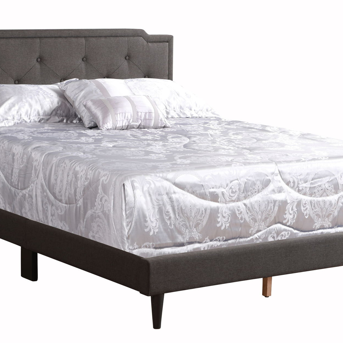 Button Tufted Bed Charming For Cozy Spaces