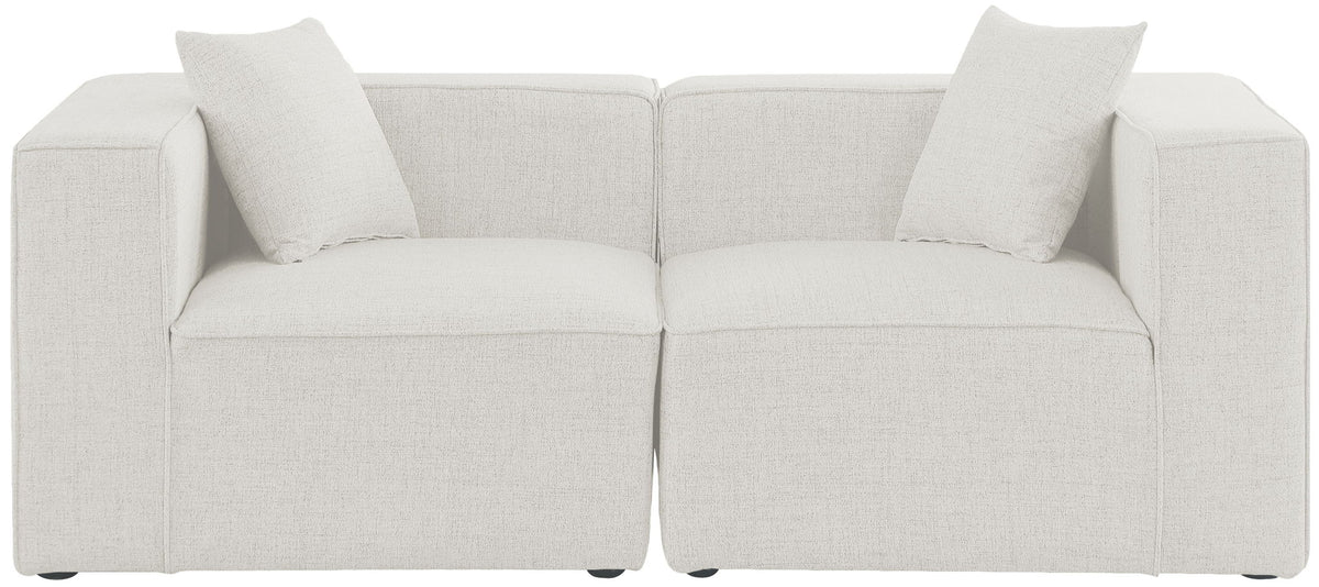 Cube - Linen Modular 2 Seat Sofa