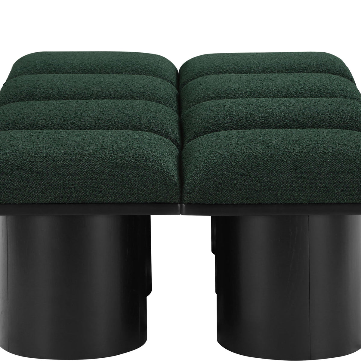 Pavilion - 8 Piece Modular Bench With Black Base
