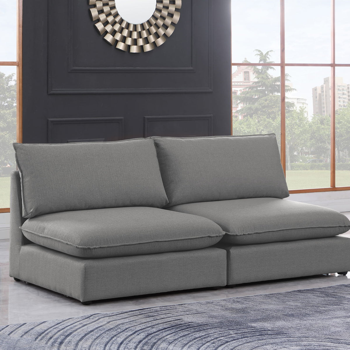 Mackenzie - Modular Sofa Armless - 2 Seats