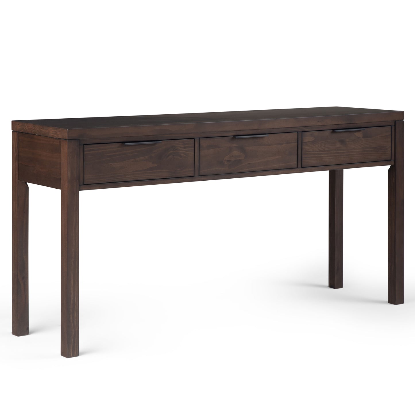 Hollander - Wide Console Table - Warm Walnut Brown