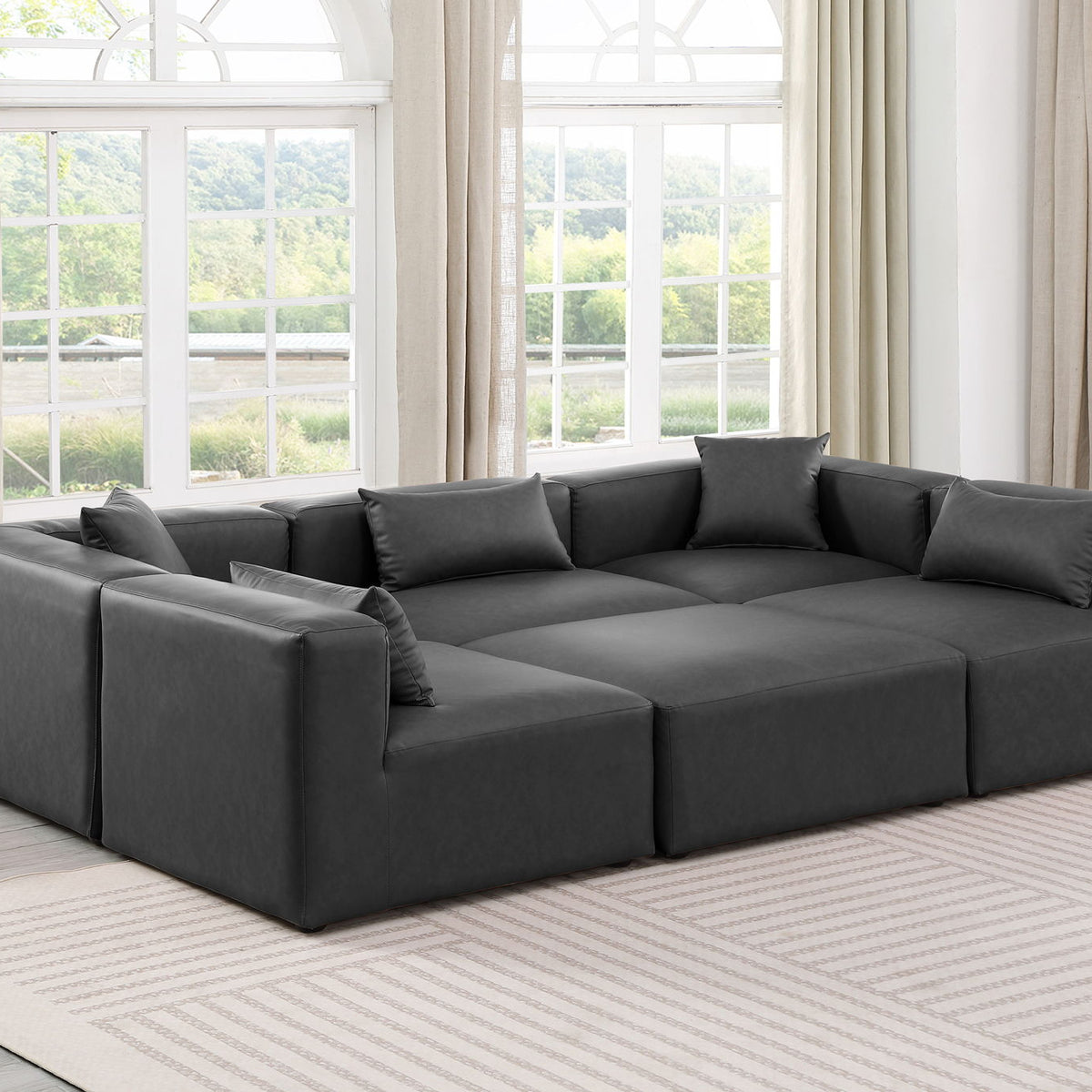 Cube - 6 Piece Modular Sectional