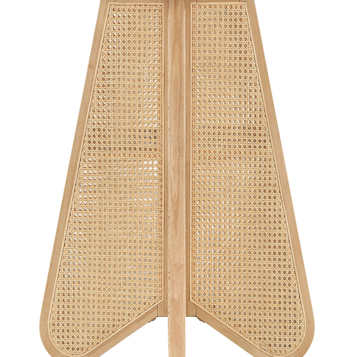 Butterfly - Solid Wood And Natural Cane Table With Natural Top