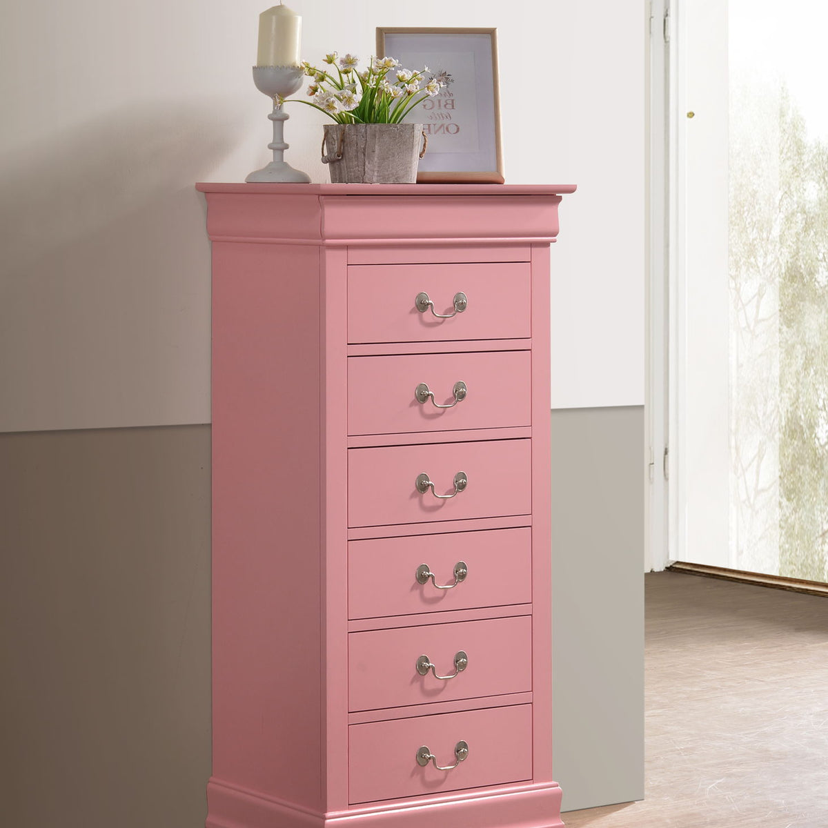 Traditional Style Lingerie Storage Chest Timeless