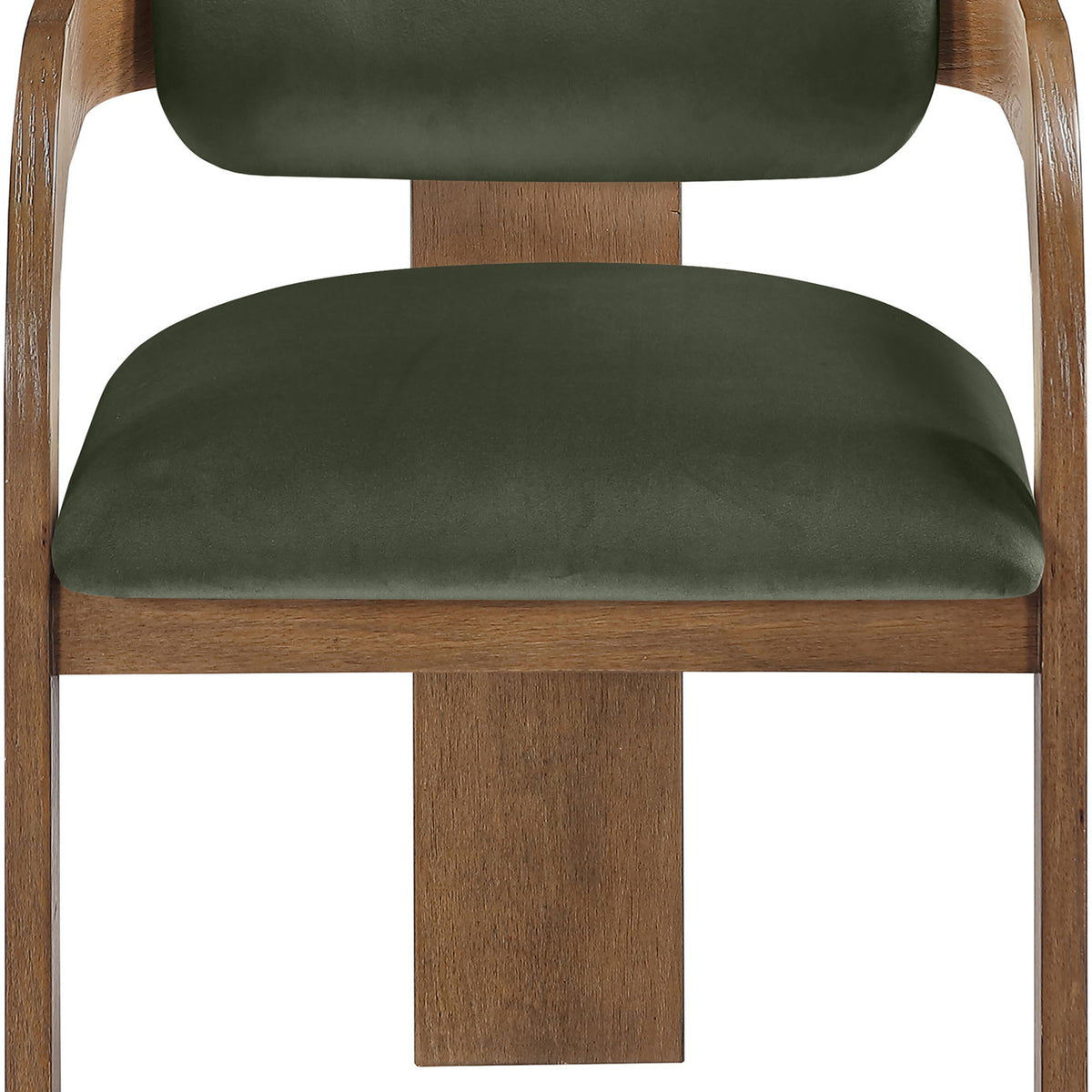 Cedra - Velvet Performance Fabric Upholstered Dining Chair (Set of 2) - Brown Frame