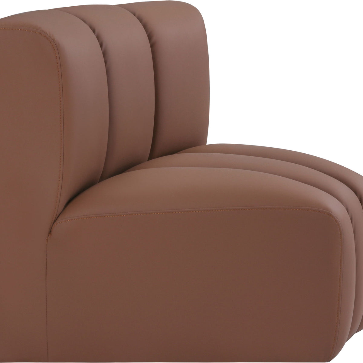 Arc - Faux Leather Curved Corner Chair