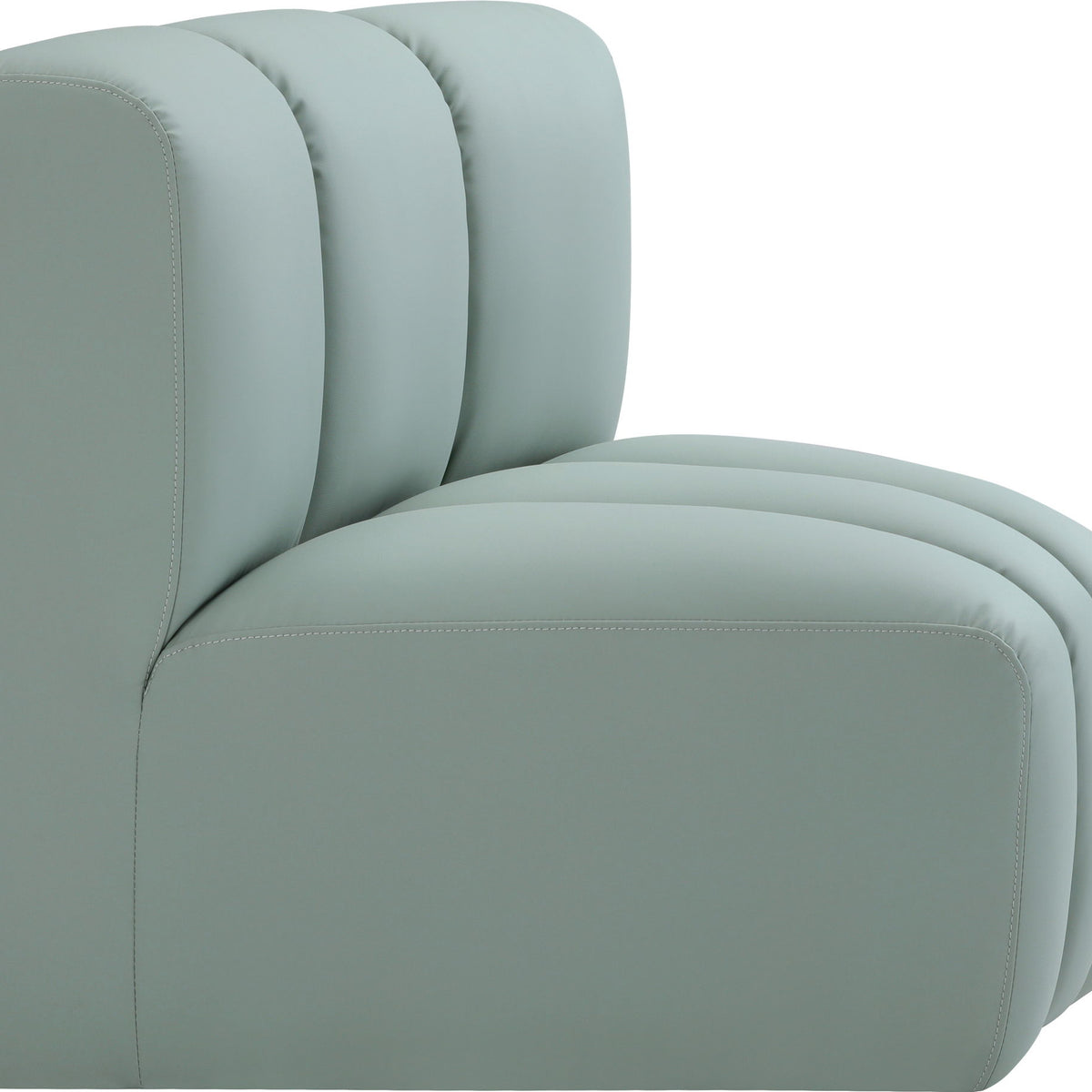 Arc - Faux Leather Curved Corner Chair