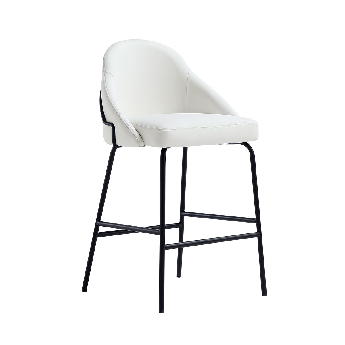 Manhattan Gracie - Counter Stool With Black Base