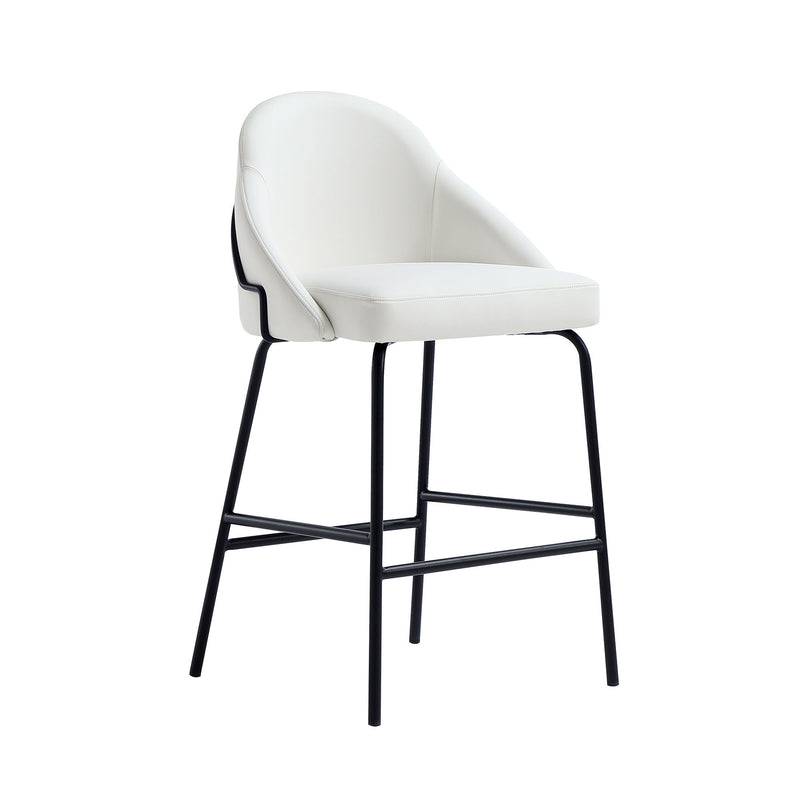 Manhattan Gracie - Counter Stool With Black Base
