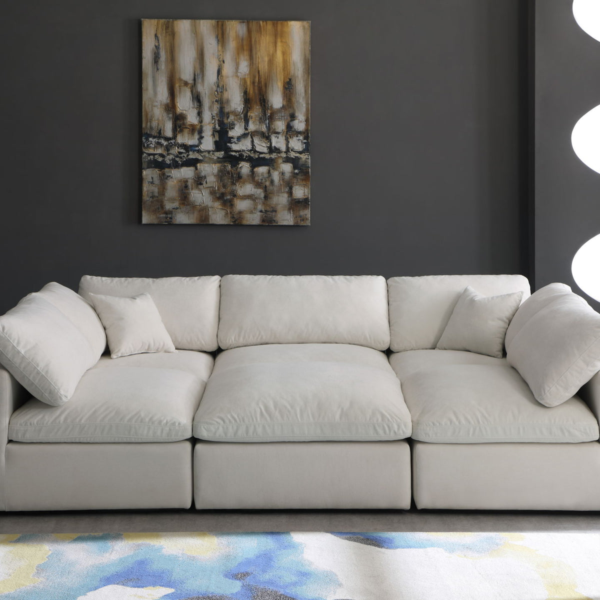 Plush - 6 Piece Modular Sectional